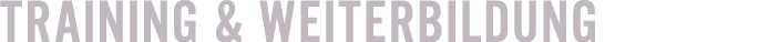 Training & Weiterbildung