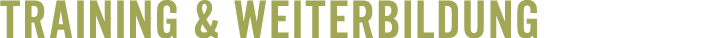 Training & Weiterbildung
